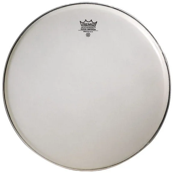 Remo Suede Emperor Crimplock Tenor Marching Heads