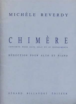 Reverdy, Michele: Chimere (viola & piano)