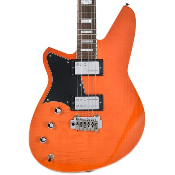 Reverend Bayonet RA HC Rock Orange Flame Maple LEFTY