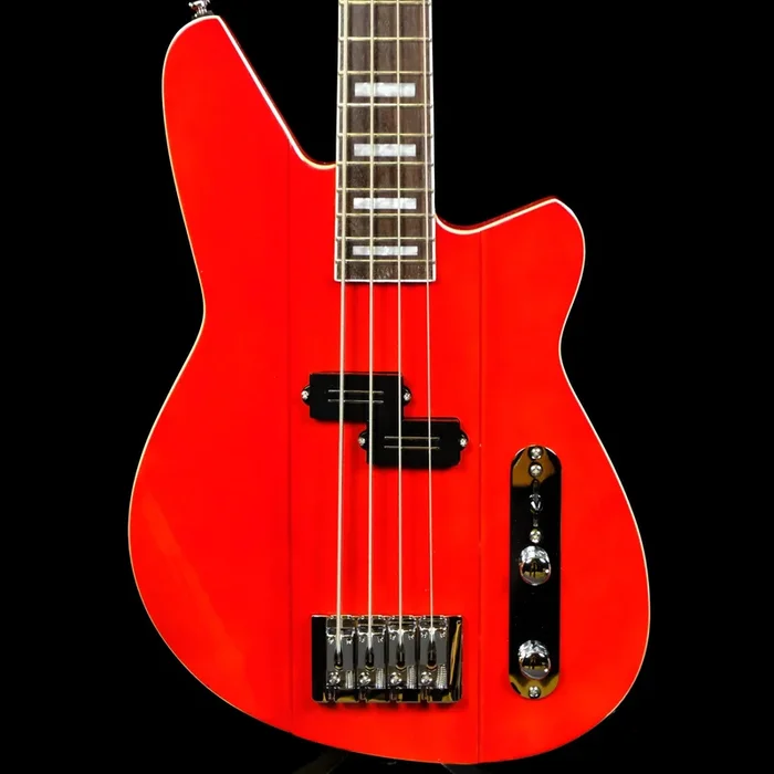 Reverend Sentinel Short-Scale Bass Guitar – Trans Cherry