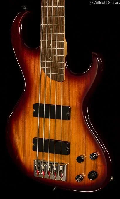 Rick Turner Electroline 4 String Bass Sunburst Bass Guitar (432)