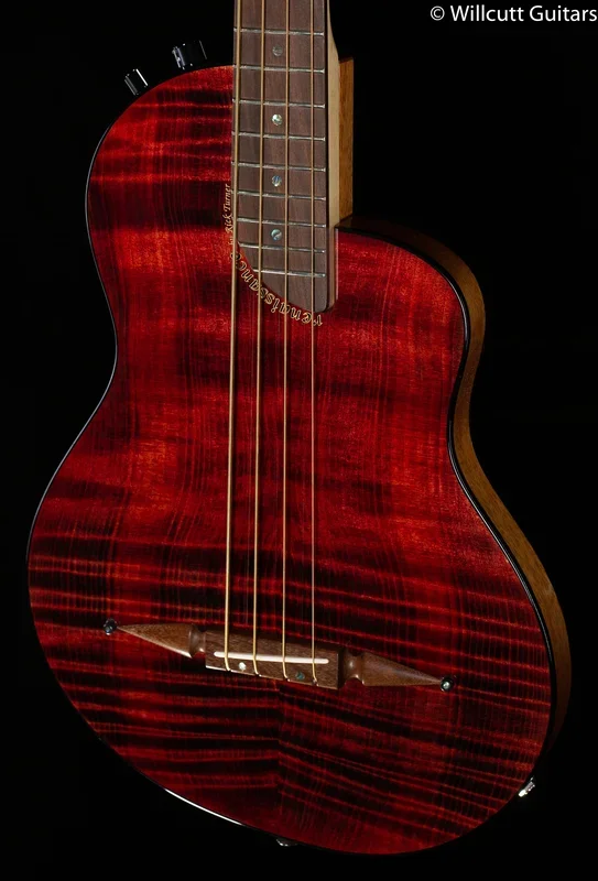 Rick Turner Renaissance RB-4 Bass Standard Flamed Redwood Bass Guitar