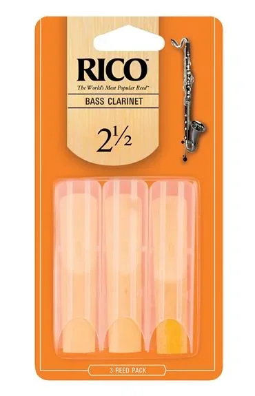 Rico – Bass Clarinet – 2.5 – 3 Pack