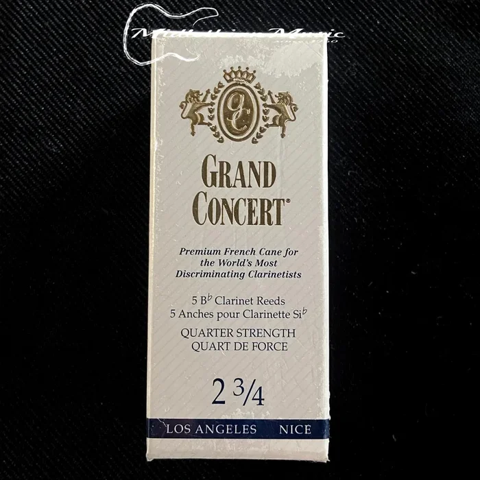 Rico – Grand Concert – 5 Clarinet Reeds – Size 2.75 – Box Of 5 – New Old Stock!