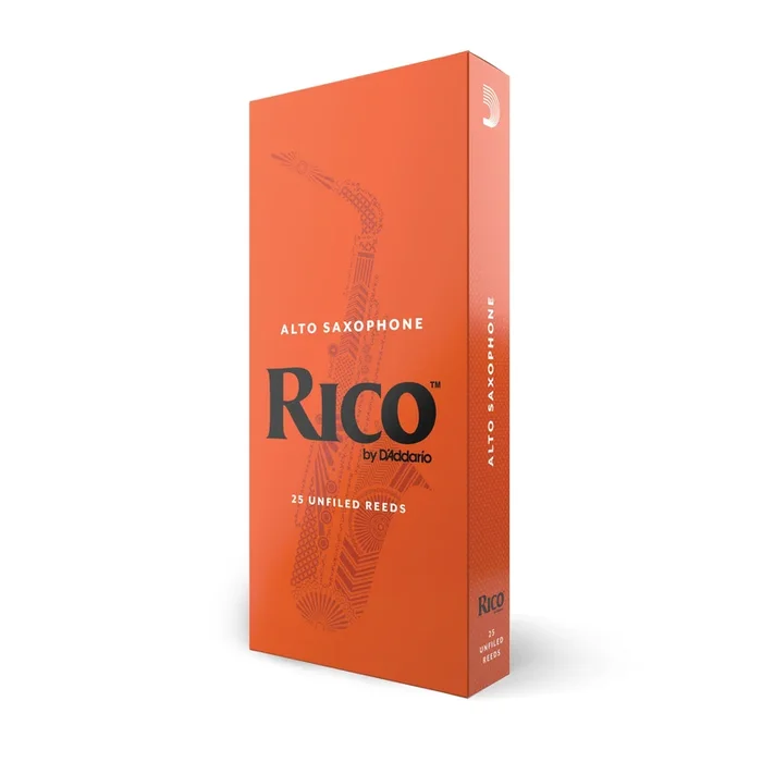 Rico Alto Saxophone Reeds, Strength 2.5, 25-pack
