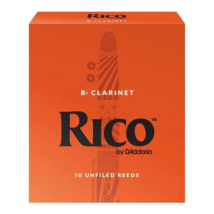 Rico Bb Clarinet Reeds, Strength 2, 10-pack