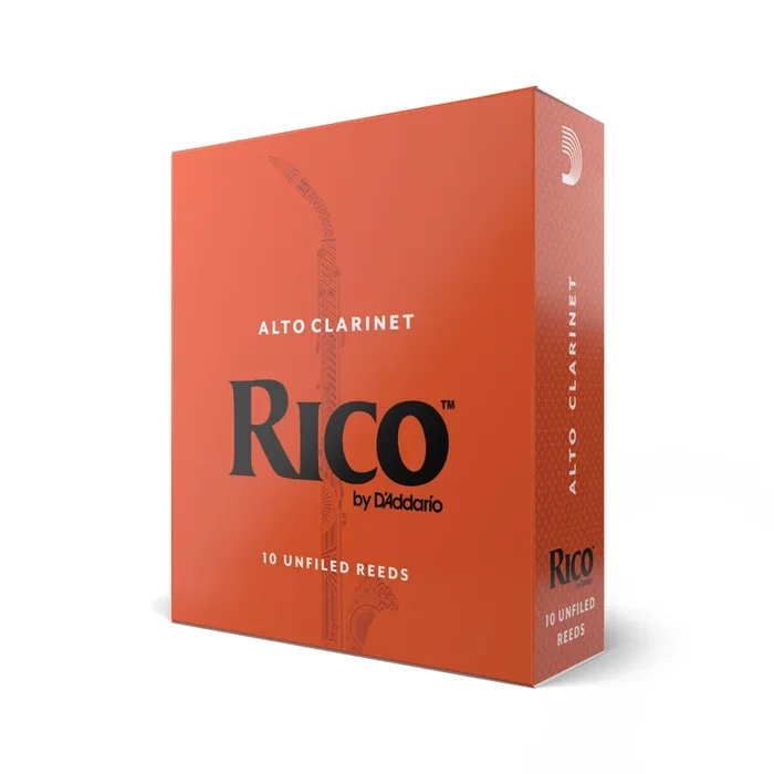 Rico by D’Addario Alto Clarinet Reeds Strength 2, 10 Pack