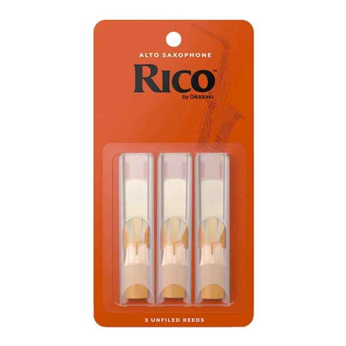 Rico by D’Addario Alto Sax Reeds, Strength 3.0 – 3 Pack
