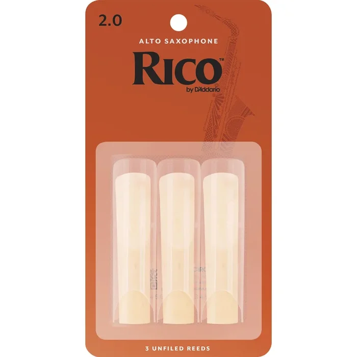 Rico by D’addario Alto Saxophone Reeds (3 Pack)