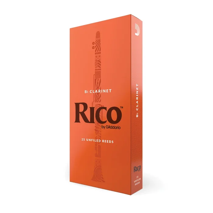 Rico by D’Addario Bb Clarinet Reeds, Strength 3.5, 25-pack