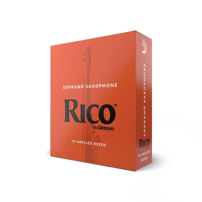 Rico by D’Addario Soprano Sax Reeds, Strength 1.5, 10-pack