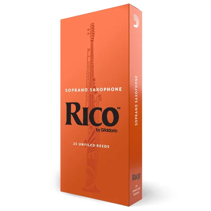 Rico by D’Addario Soprano Sax Reeds, Strength 3, 25-pack