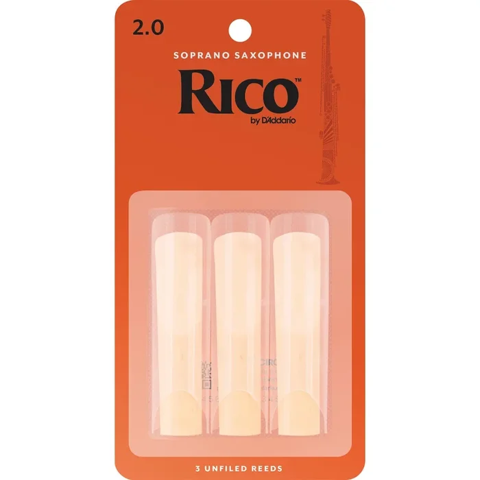 Rico by D’addario Soprano Saxophone Reeds (3 Pack)