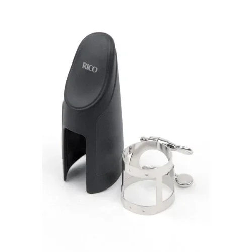 Rico Ligature & Cap, Bb Clarinet, Nickel Plated