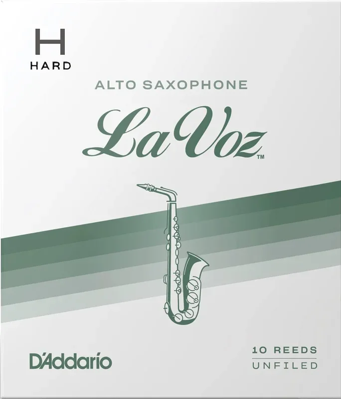 Rico RJC10HD Lavoz Eb Alto Sax Reeds, 10CT, Hard Strength