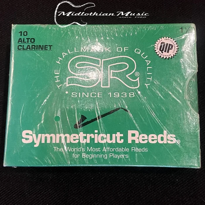Rico Symmetricut Reeds – 10 Alto Clairnet Reeds – Size 1.5 – New Old Stock!