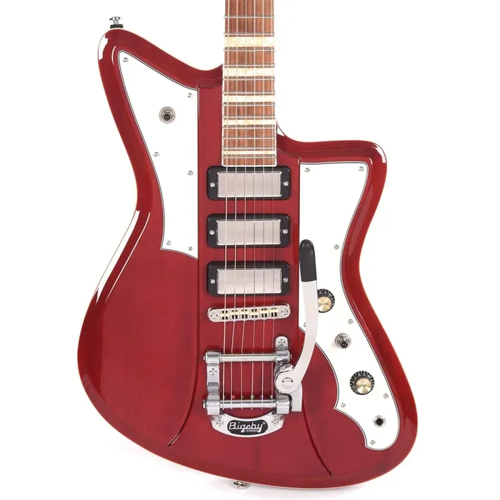 Rivolta by Dennis Fano Mondata XVIII Russo Red w/Bigsby Vibrato