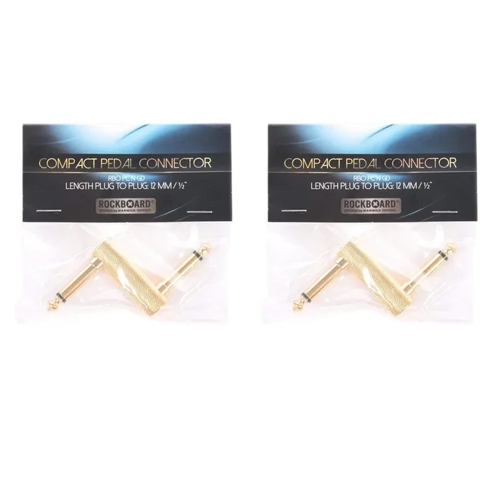 Rockgear N-Connector, 63 mm, Gold 2 Pack Bundle