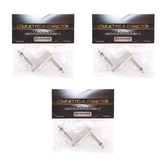 Rockgear N-Connector, 63 mm, Nickel 3 Pack Bundle