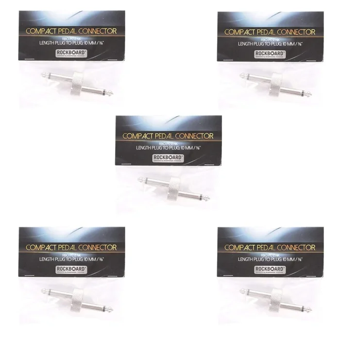 Rockgear Z-Connector, 63 mm, Nickel 5 Pack Bundle