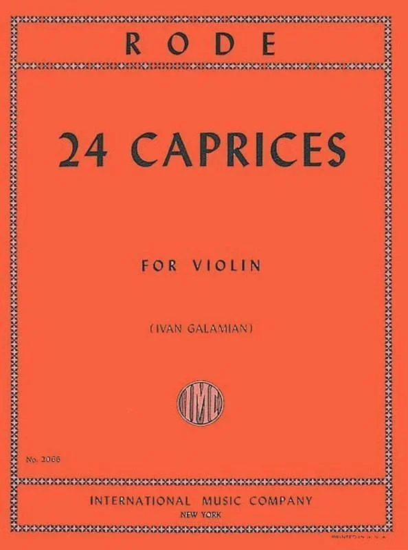 Rode, 24 Caprices for Violin (IMC)
