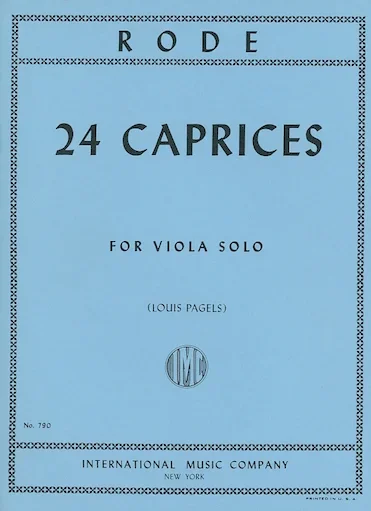 Rode (Pagels): 24 Caprices (viola)