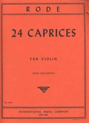 Rode, Pierre (Galamian): 24 Caprices (violin)