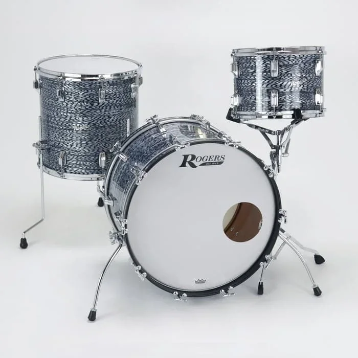 Rogers Cleveland 3pc Drum Set w/20BD Sky Blue Onyx