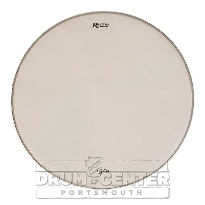Rogers Coated Bass Drumhead 22″ w/Small Logo