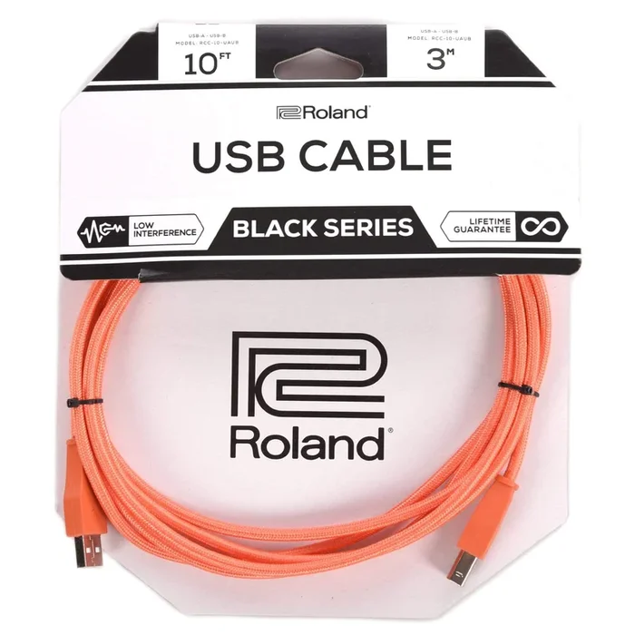 Roland 10ft USB-A to USB-B Cable