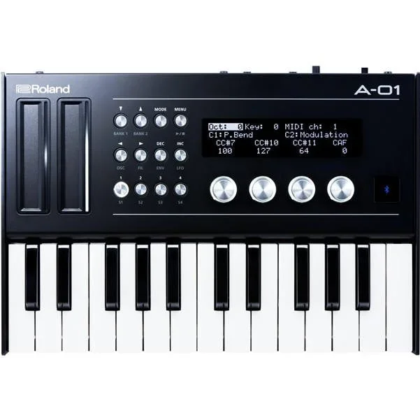 Roland A-01K Compact Midi Bluetooth Studio Production Controller And Sequencer