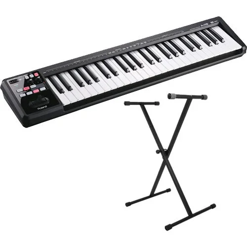 Roland A-49 MIDI Controller Keyboard – Black BONUS PAK