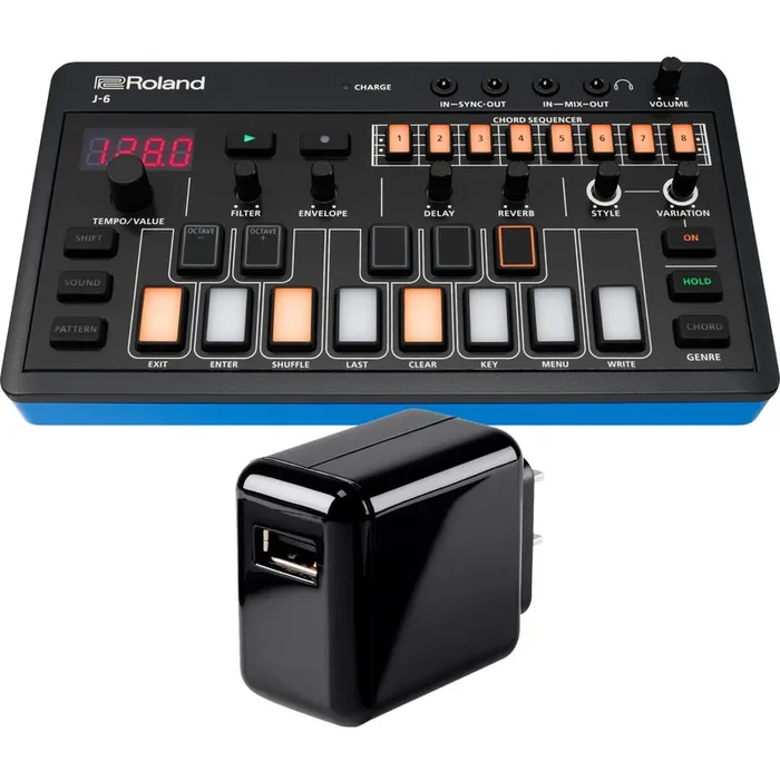 Roland Aira Compact J-6 Chord Synthesizer POWER KIT