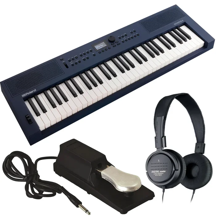 Roland GoKeys 3 Music Creation Keyboard – Midnight Blue BONUS PAK