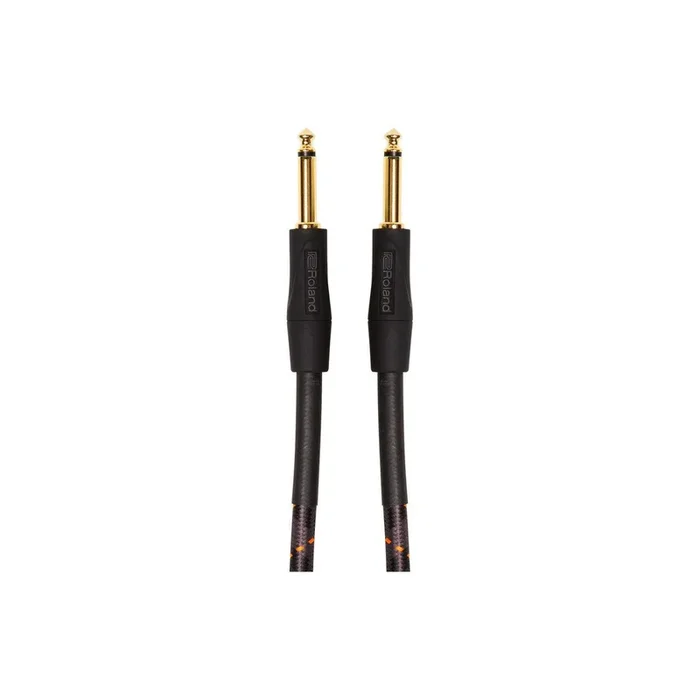 Roland Gold Series 1/4″” Straight/Straight Instrument Cable 5ft Black