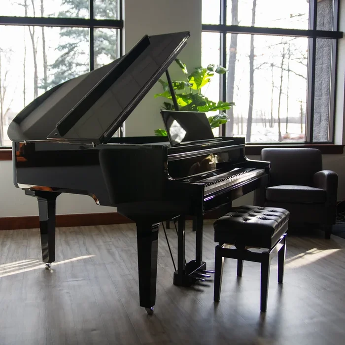 Roland GP-9M Digital Grand Piano with Moving Keys – Polished Ebony