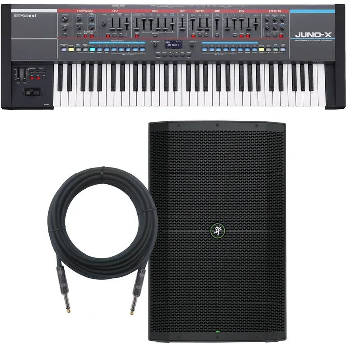 Roland Juno-X 61-Key Programmable Polyphonic Synthesizer MONITOR KIT
