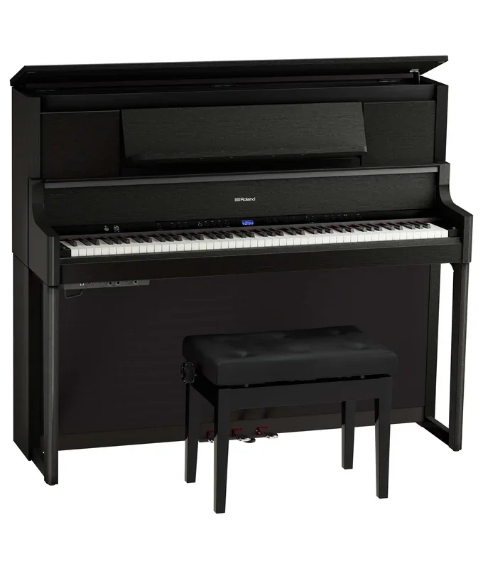 Roland LX-9 Digital Upright Piano w/ Bench and Stand – Charcoal Black