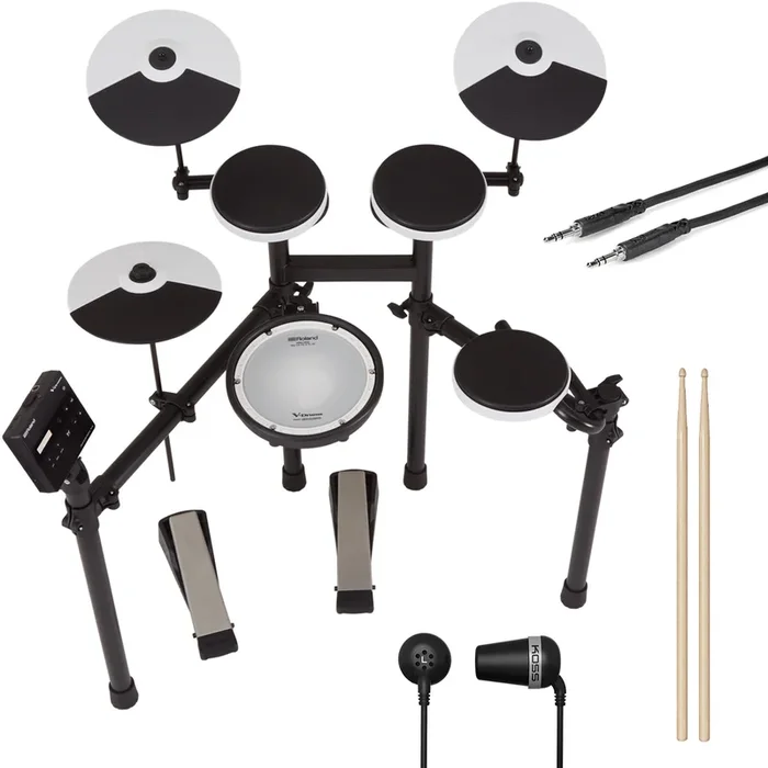 Roland TD-02KV V-Drums Electronic Drum Set BONUS PAK