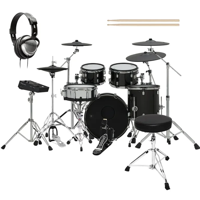 Roland VAD516 V-Drums Acoustic Design Electronic Drum Set DRUM ESSENTIALS BUNDLE