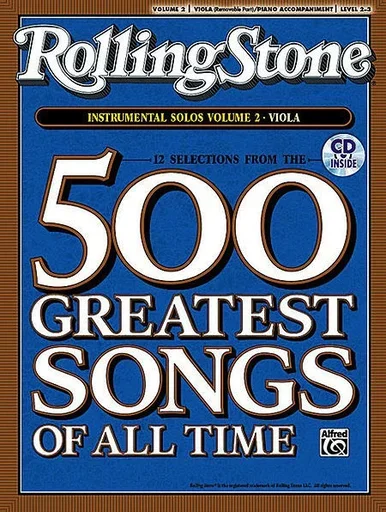 Rolling Stone Magazine: 500 Greatest Songs of All Time V. 2 (viola & cd)