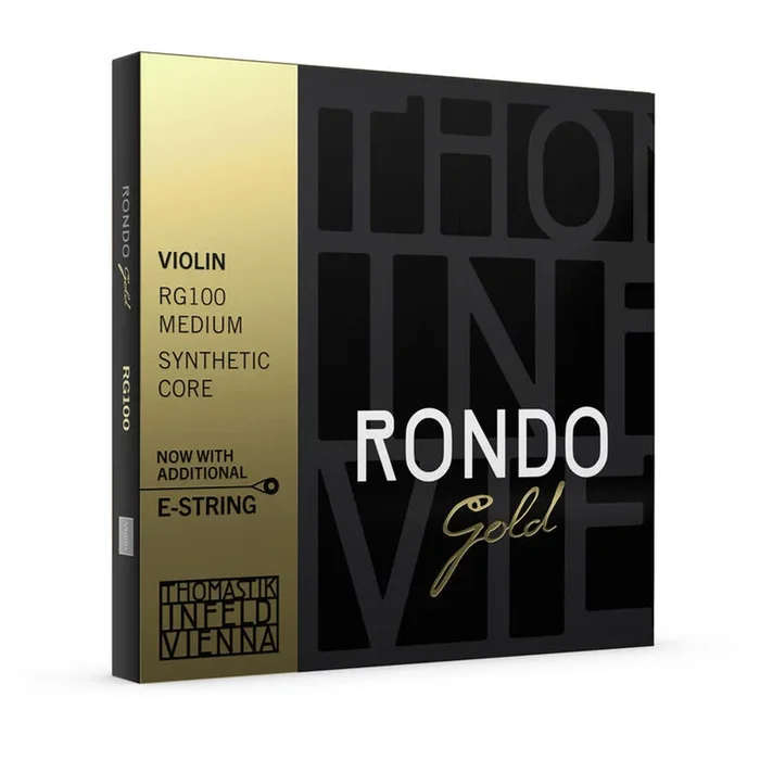 Rondo Gold Violin Set with 2 E strings – Full Set