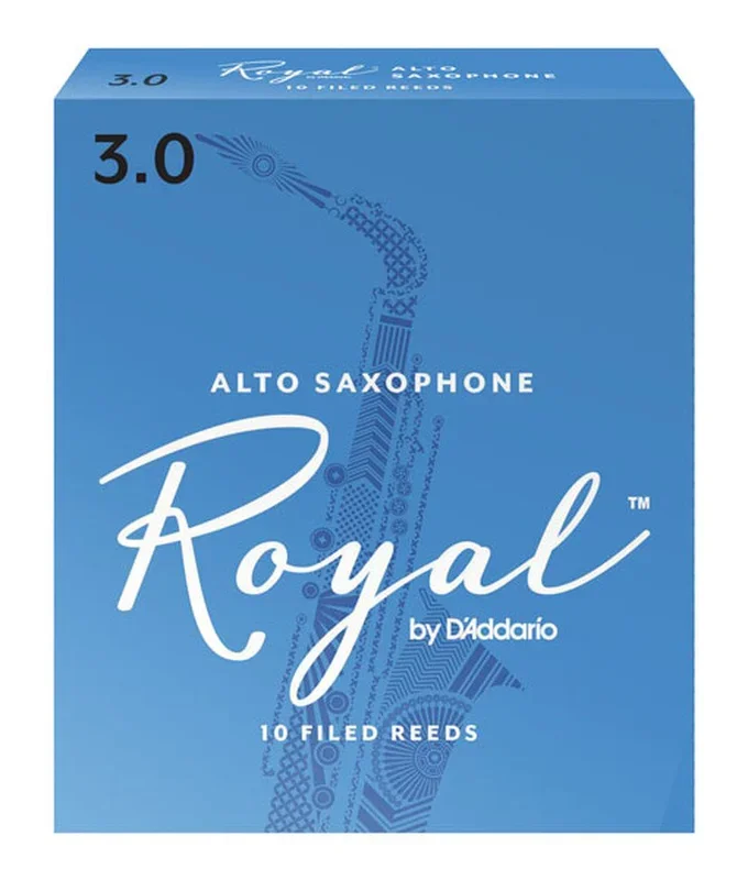 Royal by D’Addario RJB1030 Alto Sax #3 Reeds – 10 Pack