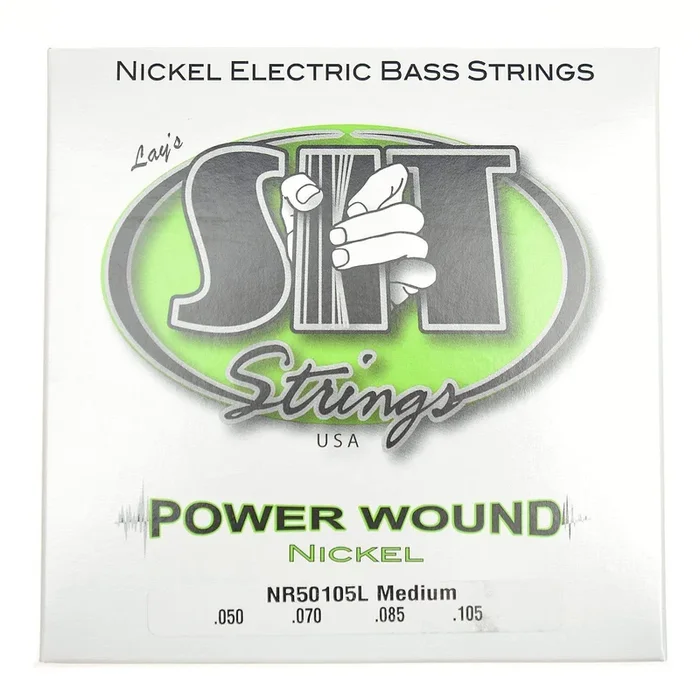 S.I.T. Power Wound Nickel Plated Bass Strings Medium
