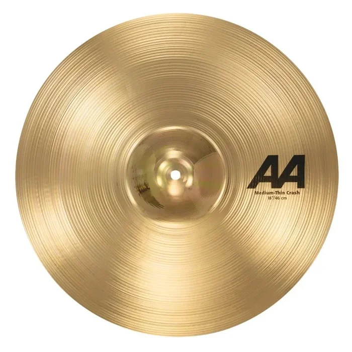 Sabian AA Medium Thin Crash Cymbal 18″ Brilliant