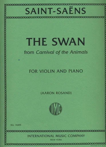 Saint-Saens, Camille (Rosand): The Swan from Carnival of the Animals (violin & piano)