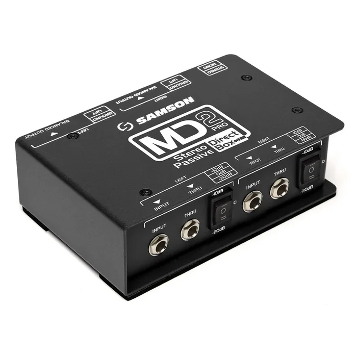 Samson MD2 Pro Stereo Passive Direct Box
