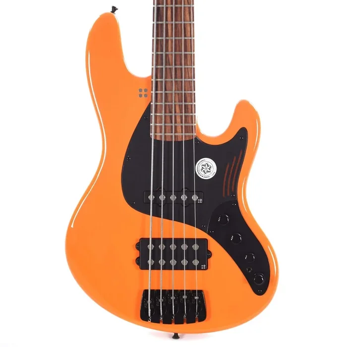 Sandberg California Grand Dark 5-String Orange wMatching Headstock & Darkglass 3-Band EQ