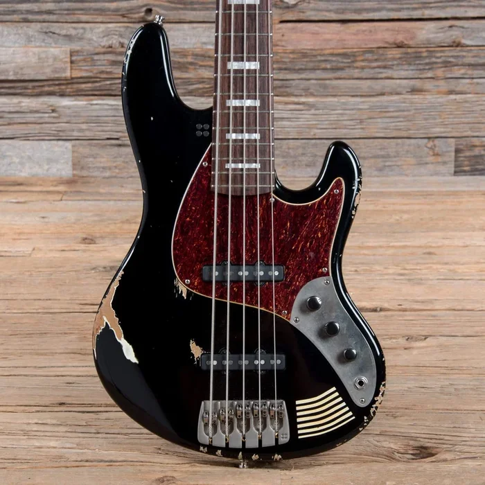 Sandberg MarloweDK Signature 5-String Black Hardcore Aged