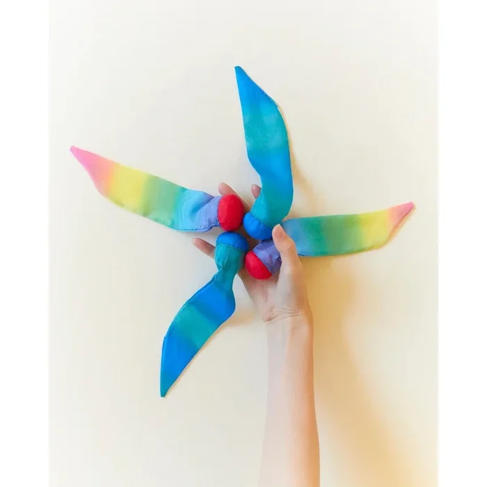 Sarah’s Silks mini rainbow skytail